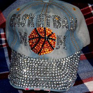 Basketball Mom Bedazzled Hat